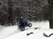 Snow is great for jumping quads.