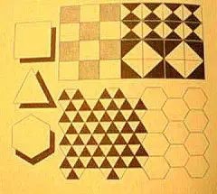 These three shapes tesselate.